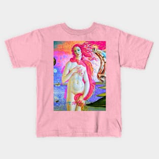 Botticelli Venus pink Kids T-Shirt